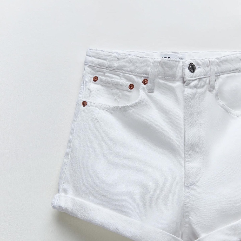ZARA 90S ROLLED UP SHORTS 💎RARE💎 - Picture 3 of 6
